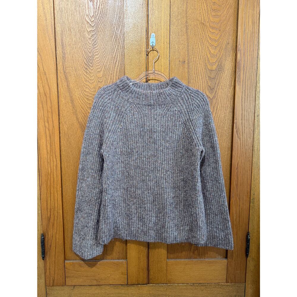Brown and Burgundy Ann Taylor Sweater - Women's Small
